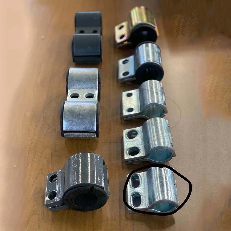 Excavator Hammer Breaker Pipe Line Tube Butterfly Fixed Clamp for Komatsu Volvo Case Kato Sumitomo Hyundai