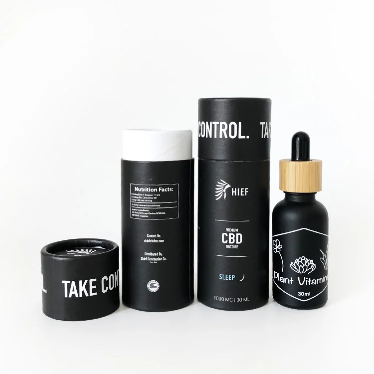  Экологически чистый упаковочный бумажный тюбик индивидуальный Печатный для упаковки бутылок с эфирным маслом