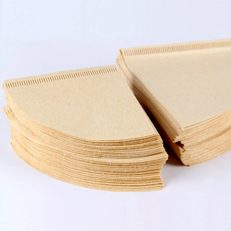Ecocoffee V60 Pour Over Paper Coffee Filter Household Barista Coffee Maker 40 100pcs Per Bag Japanese Material Filters