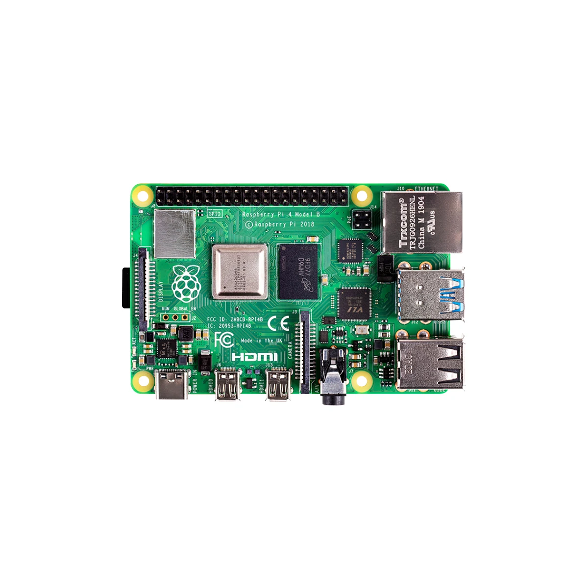 Плата Raspberry Pi 4B 4G/8G для программирования Python AI Vision Deep Learning Linux Development Board