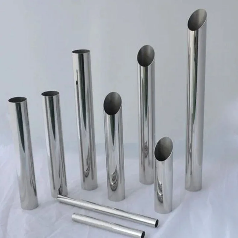 Polished Bright Mirror Stainless Steel Round Pipes