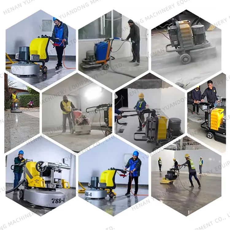 New Custom Color High Quality Floor Diamond Grinding Disc Machine Electric 330mm Concrete Grinder Floor Machine With Vacuum