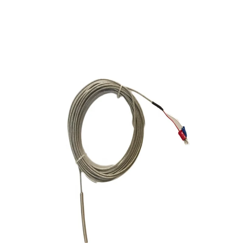 High Accuracy Stainless Steel Probe Thermocouple Pt 100 Temperature Sensor Rtd Pt100 With Junction Box