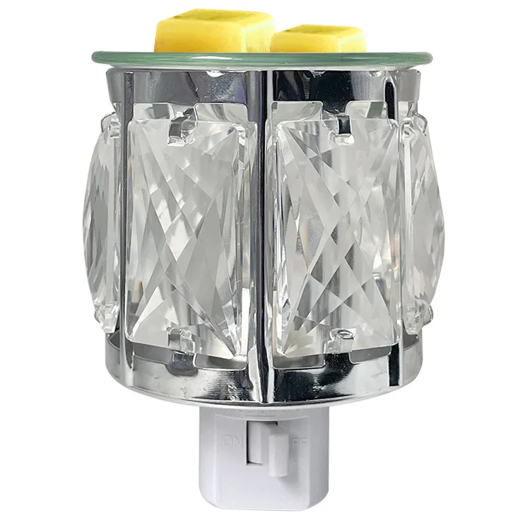 3D Night Light Electric Glass Wax Burner Candle Warmer Fragrance Wax Melts Warmer