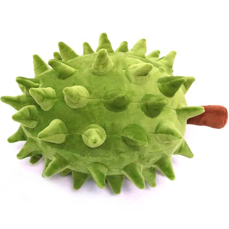 Custom simulation fruits pillows durian plush stuff toy soft pillow wedding plush toys gift