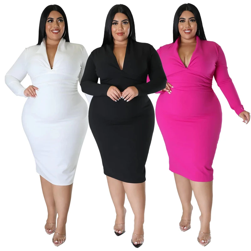 Fall Women Clothes 3xl Plus Size Vonda Dress Best Online Plus Size Lounge Wear African Clothing Luxury For Women Plus Size