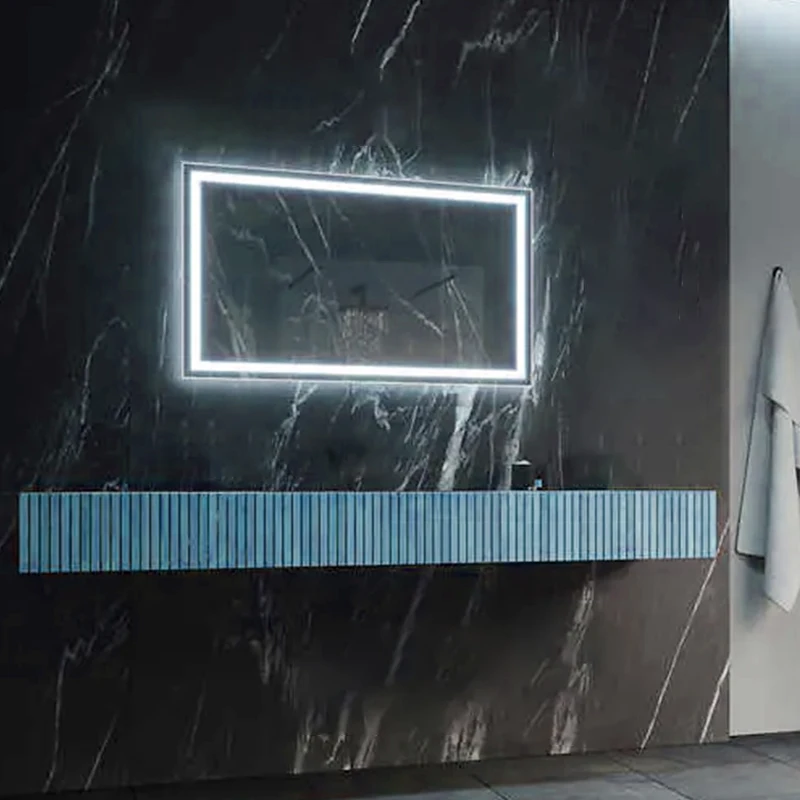 Hotel Light mirrors Factory sells touch sensor defogger dimmer CCT 3000k-6000k 2436/4836inch full UL CE cUL led bathroom mirror