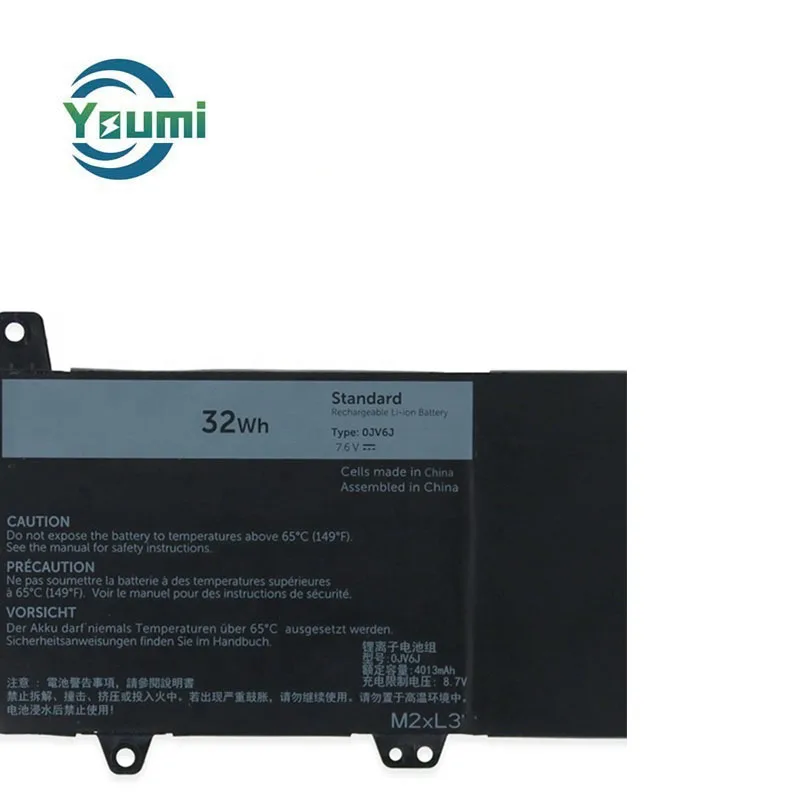 Rechargeable Laptop Battery 0JV6J For Dell OJV6J 0PGYK5 8NWF3 P24T P24T001 PGYK5 Notebook Battery