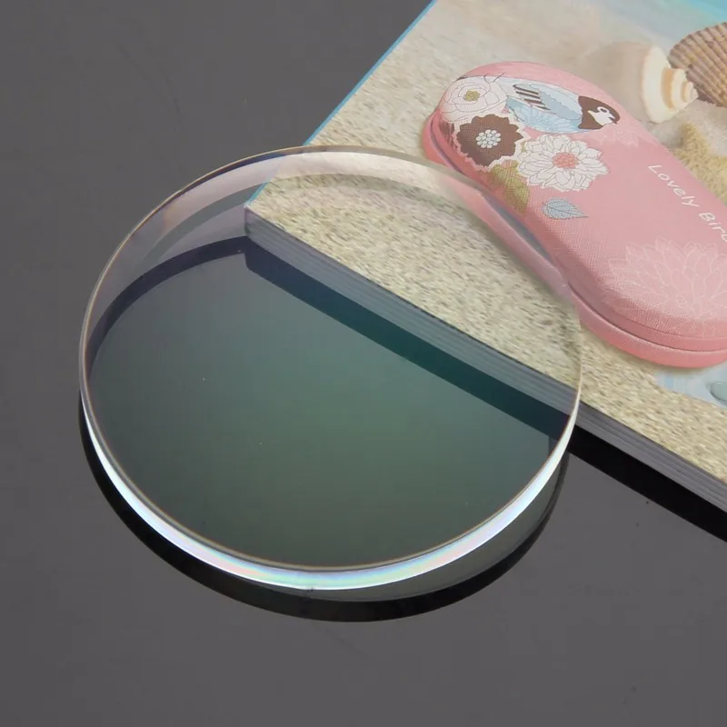 White lens CR-39 1.61 Acrylic Blue Cut Clear Single Vision HMC coating Optical Lenses