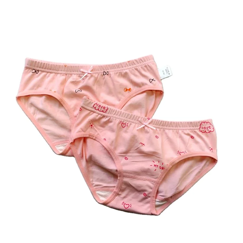 
Wholesale hot selling cheap printing children boxer briefs soft cotton lovely girls panties kids underwear 