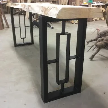 Rectangle Metal Table Legs Factory Price OED ODM Steel Table Bench Legs Wrought Iron Office Dining Furniture Legs Frame