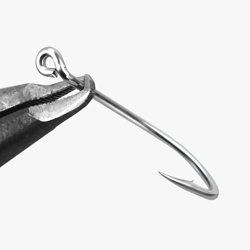 Custom Stainless Steel Circle Fishing Hook Beak Ringed Saltwater Offset Octopus Hook With Barbed