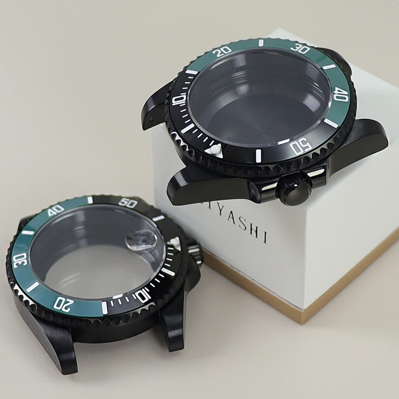 High Waterproof Level Diving Watch Case Stainless Steel Watches Spare Parts For Seiko Nh35/36 Eta 2824 Miyota 8215 Movement Dial