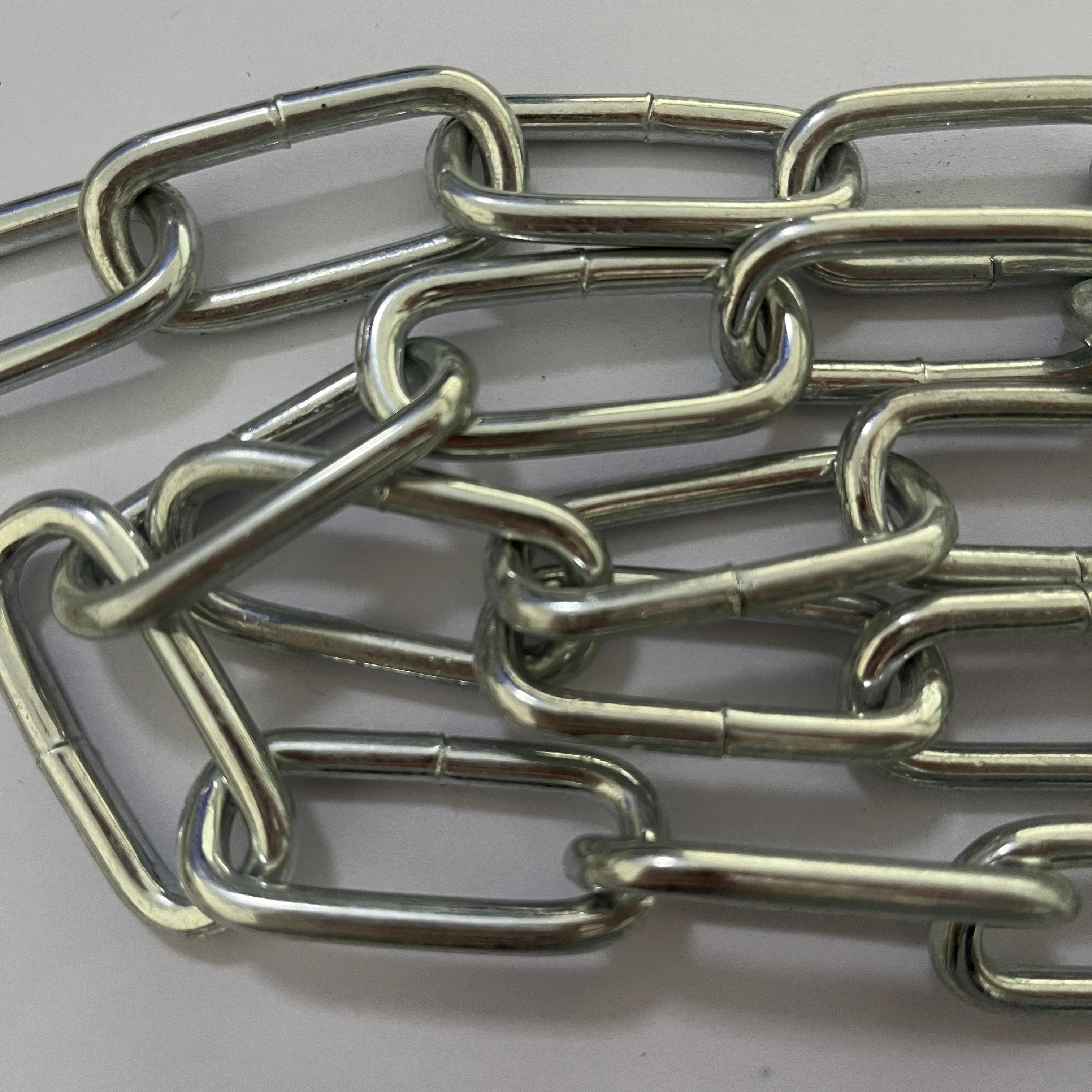 Manufacture Supply  Industrial Lifting Chain  Standard Galvanized ZINC Link Chain For Construction 5mm