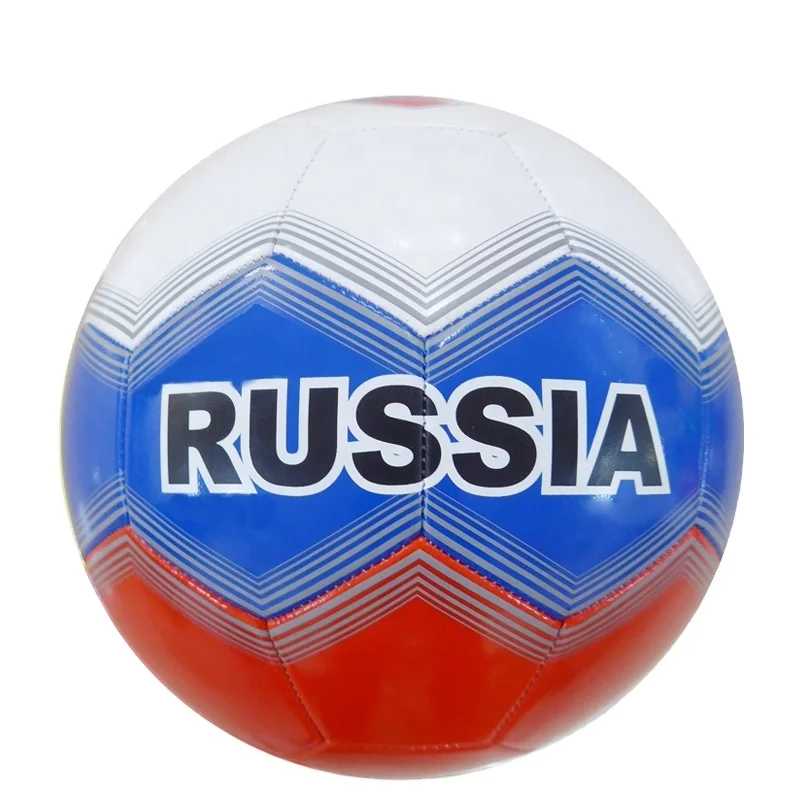 classic football ball with russia country name flag size 5 size 2 BSCI factory direct