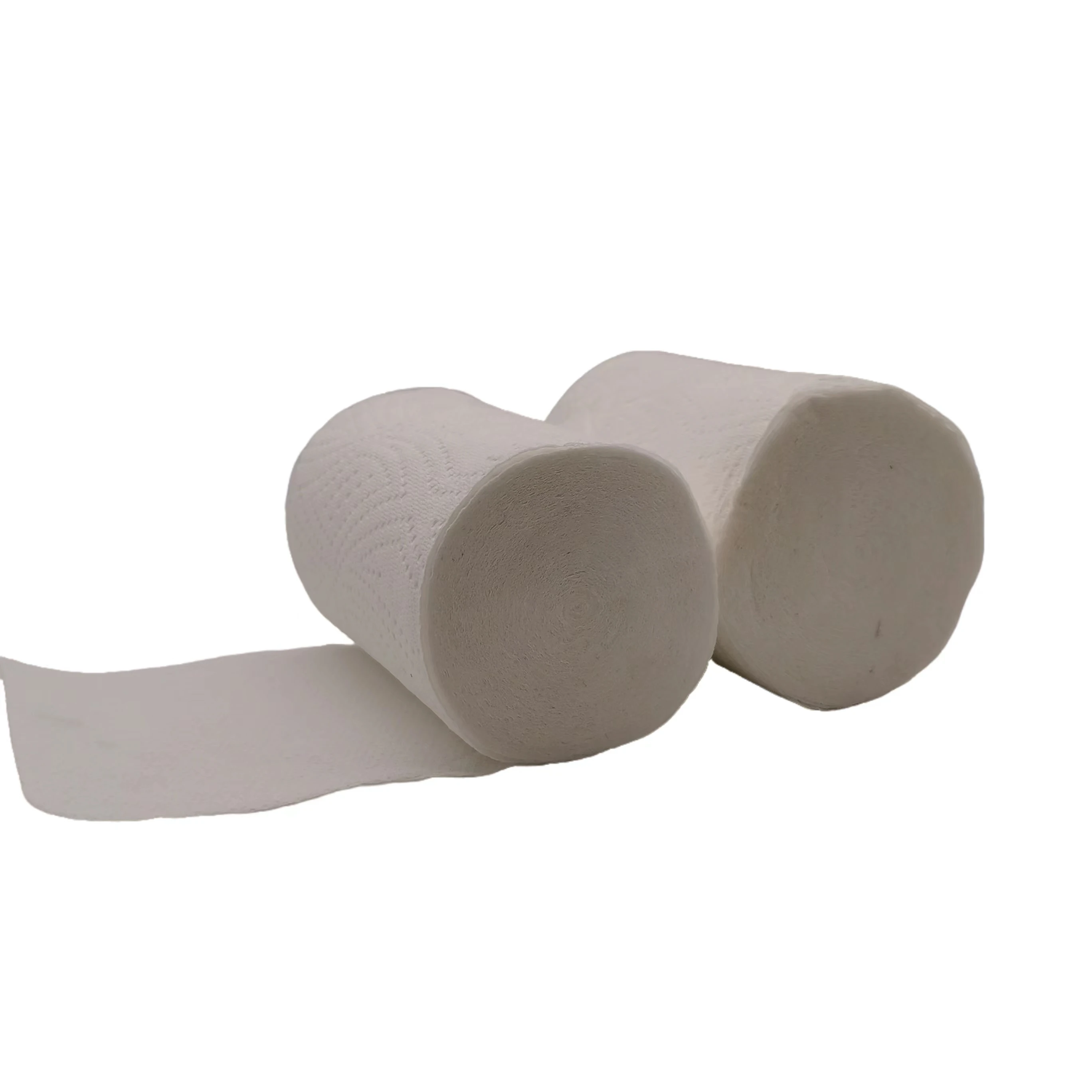 Top Soft Comfortable Factory Price Toilet Tissue Paper Roll coreless Toilet Tissue Paper  For wood White Paper towel
