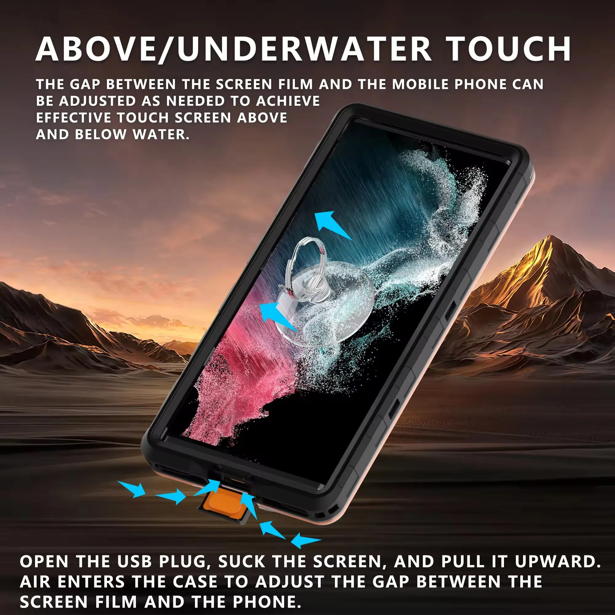 Universal Box Pro Waterproof Case For Phone Under 6.9 Inch Watertight Defender Case Bag