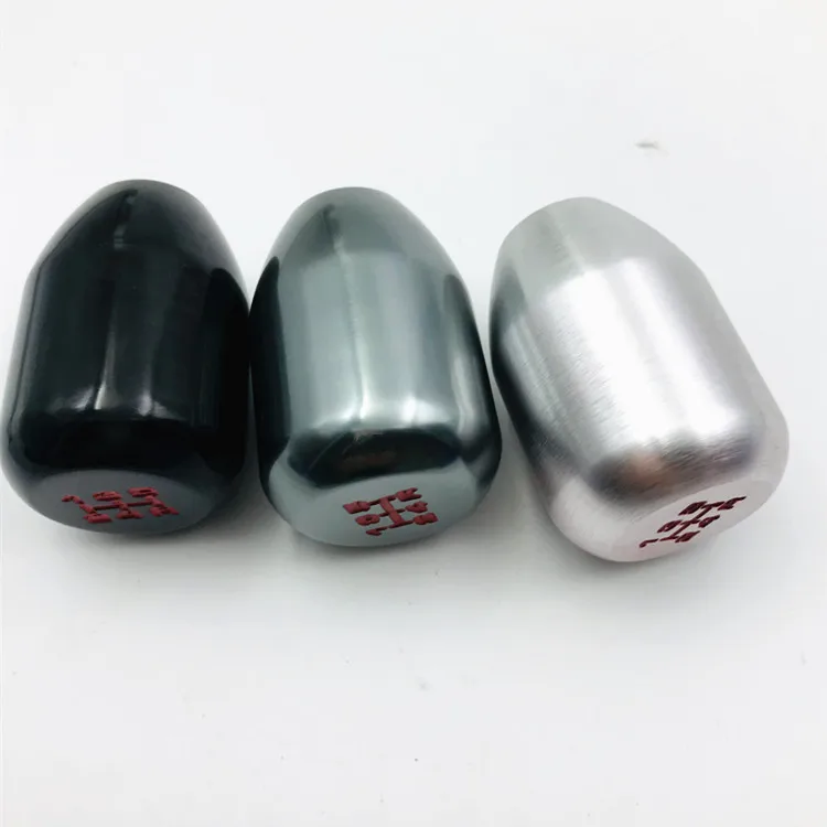 5 Speed Weighted Manual Universal Gear Shifter Knobs  with 4 Adapters