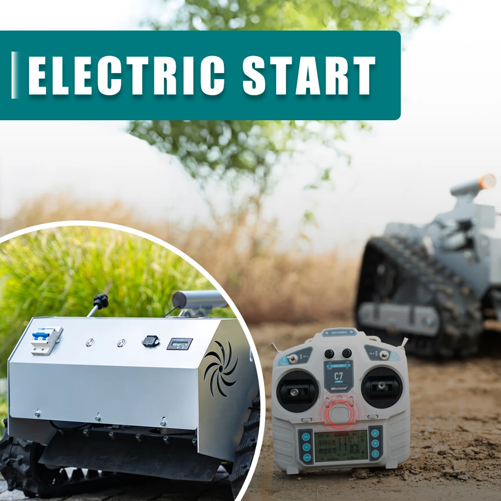 Grass Cutter 550mm Mini Robot Lawn Mower Prices RC Lawn Mower Remote Control Lawn Mower