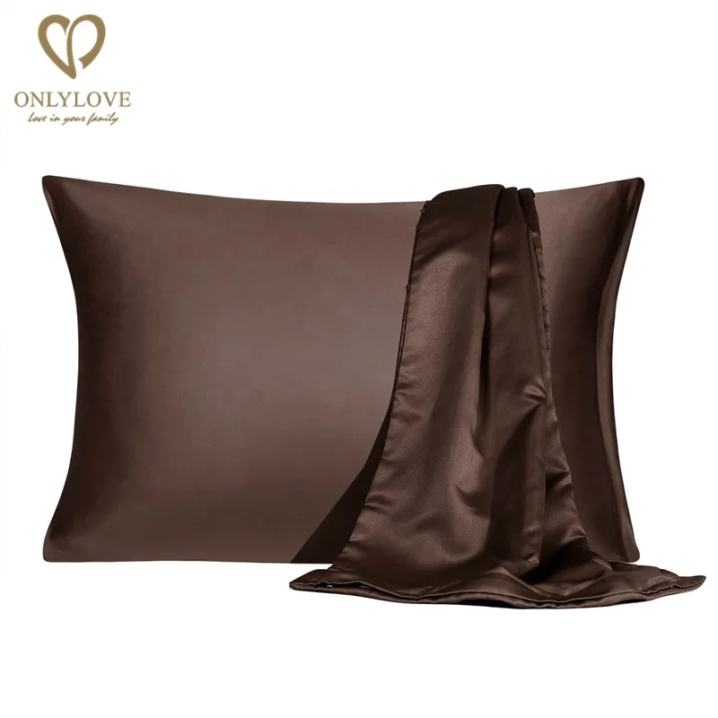 Factory outlet Ultra Soft and Smooth Silky Satin 100% Satin Silk Pillow Case