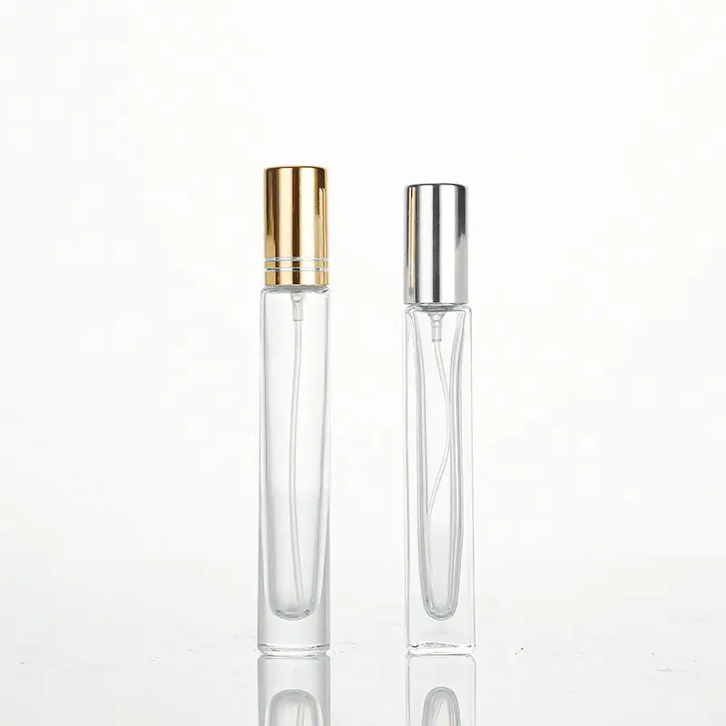 Wholesale Empty Perfume Atomizer 30 ml 50 ml 100 ml Clear Black Square Spray Glass Perfume Bottle with Sprayer