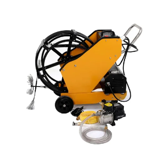 Kitchen grease ventilation air pipe duct cleaning machine equipment