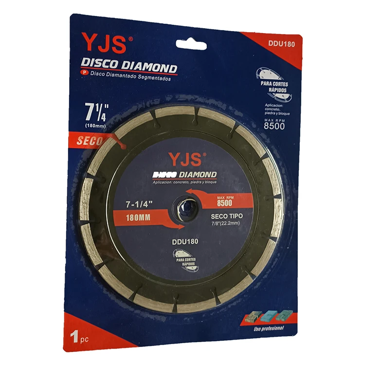 180mm 7 1/4 segment diamond saw blade cutting disc for angle grinder