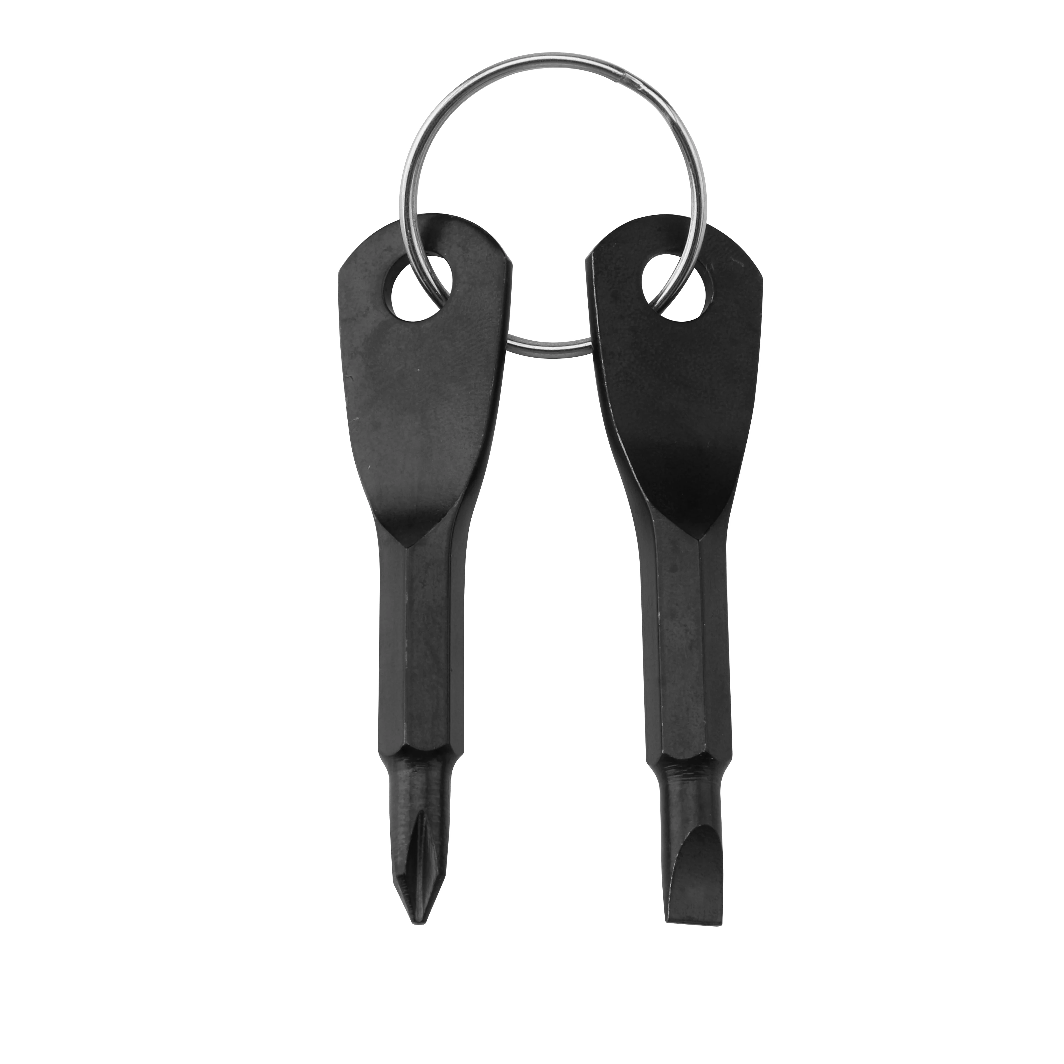 CT-8048 Function Multipurpose Utility Mini Keychain Tools 2PCS Outdoor Screwdrivers