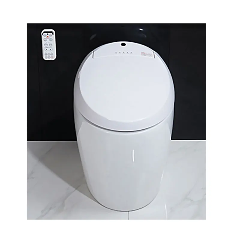 Luxury Warm Wash Self Clean Electronic Toilet Bathroom Automatic Feet Sensor Ceramic Toilets WC