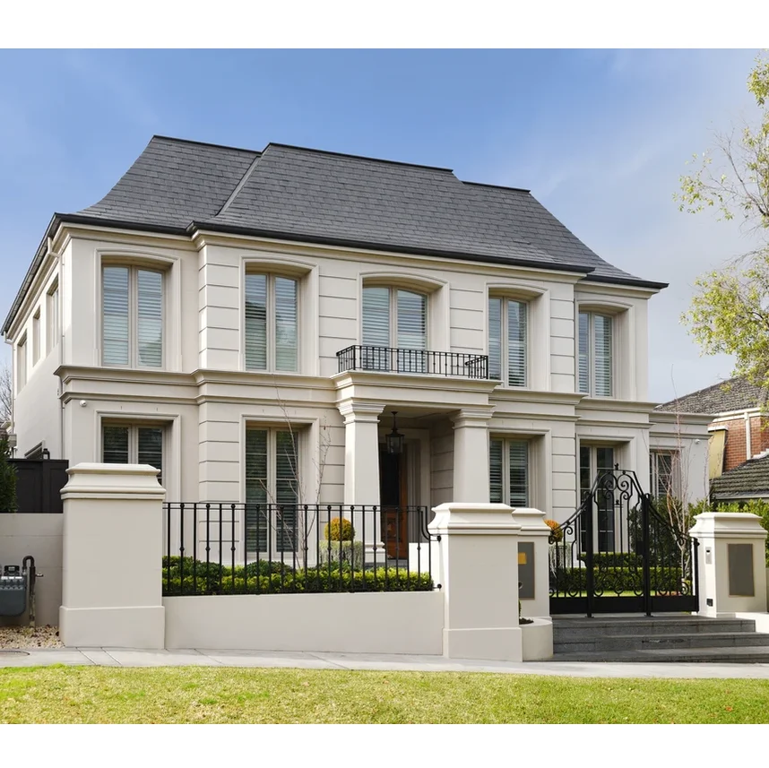 French Style House Exterior Facade Wall Corner Decoration Quoins Panel