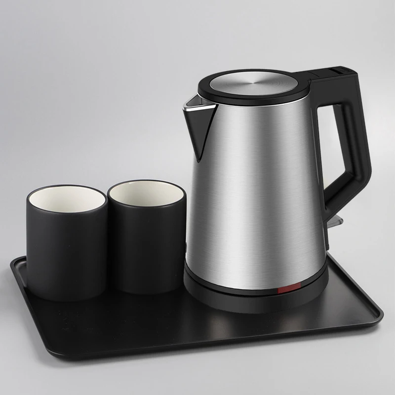 Hotel kettle tray set electric appliances 2022 retro water boiler jarra electrica electric tea kettle jug glass water kettle