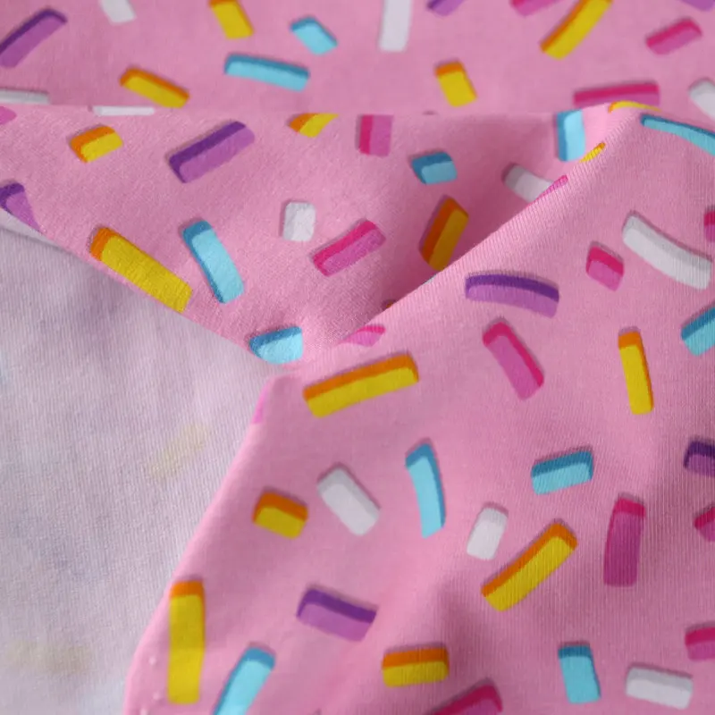 Custom Printed Lycra Malaysia 100% Cotton Jersey Knit Fabric