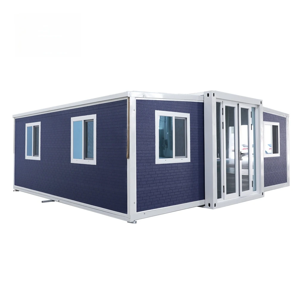 Customize House 20ft 40ft expandable foldable container house prefab bedroom homes folding tiny container house