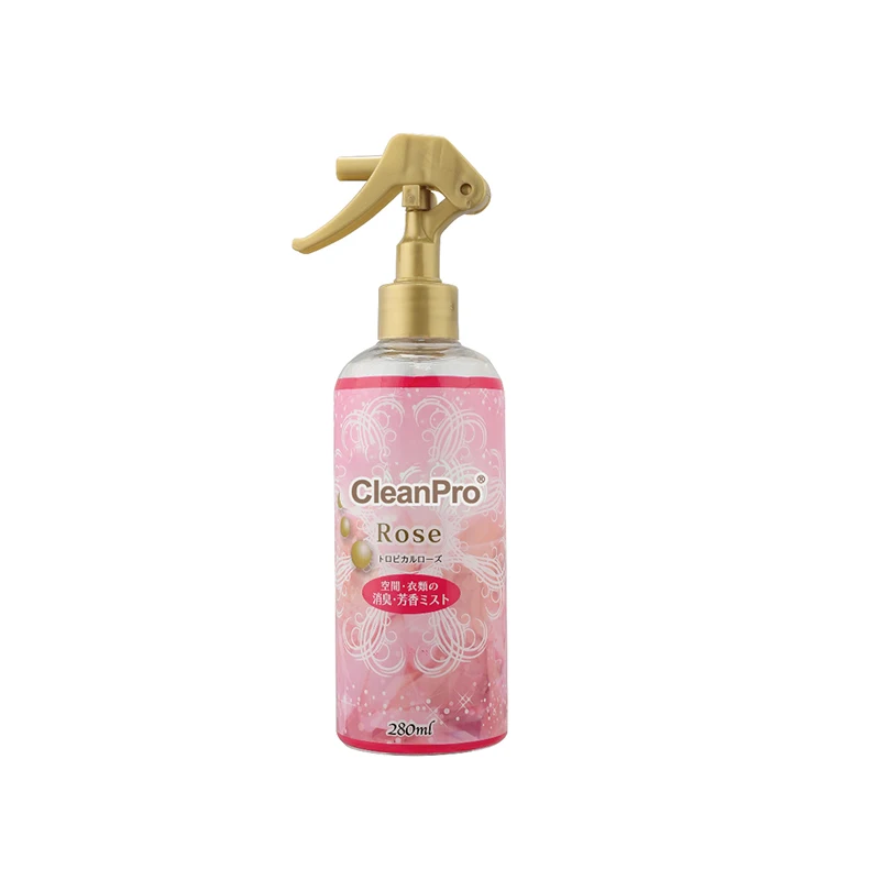 280ml Rose Fragrance Space Clothing Deodorizing Aromatic Liquid Air Freshener Disposable for Home Use