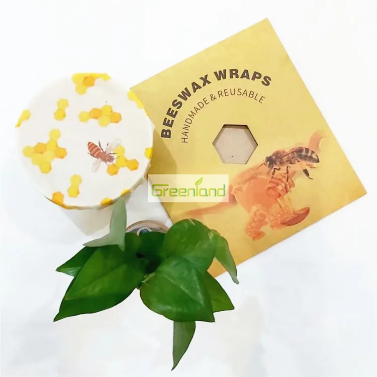 Low Quantity Factory Offer Organic Customized Beeswax Wraps