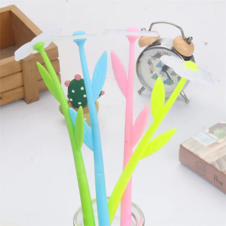 Professional Made Good Gifts Cute Flower Creative Office Supplies, Sun Changing Flower Roller Ball Pen