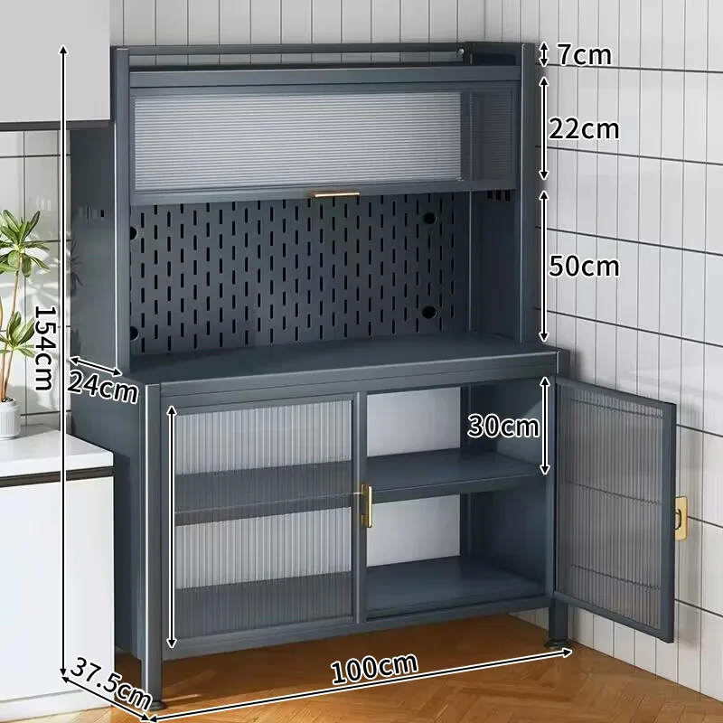 Living Room Multifunction Freestanding Bathroom Storage Cabinet Kitchen Storage Pantry Cabinet Shelf with Doors