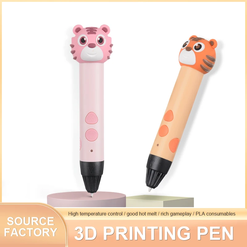 LED Screen DIY PLA Filament Creative Toy Gift 3D Printing Pen For Kids Drawing 3D Printer Pen Drawing