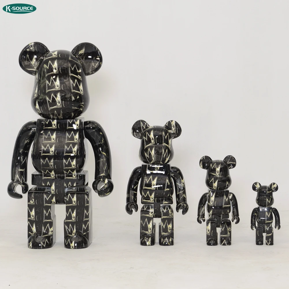 70cm high pop hand painted resin Bear brick decorative building blocks Bear Interior display office decorative brick Bear