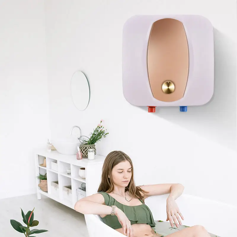 Hot Water Storage 15l/20l 220V Square Instant Electric Geyser Rv Water Heaters for Kitchen\Bathroom Shower with Tank