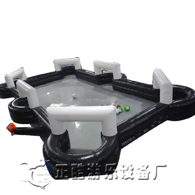 Custom inflatable sport game inflatable billiard table inflatable air snooker ball for sale