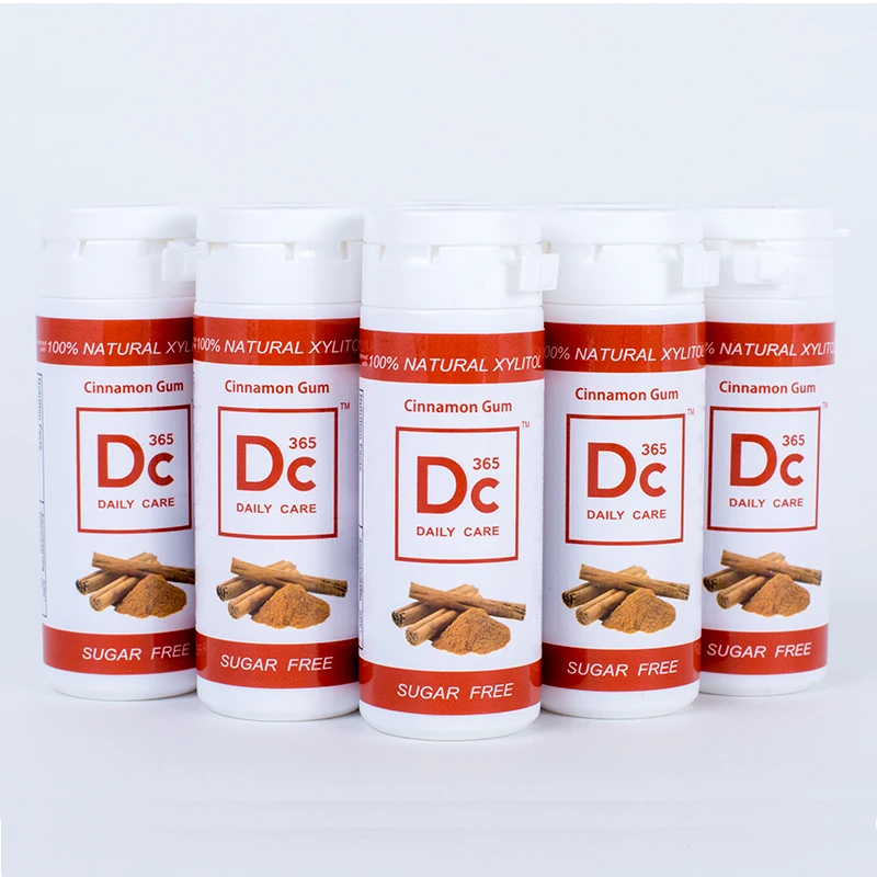 DC24 without sugar xylitol chewing gum   cinnamon  flavor chewing gum sugar free chewing gum