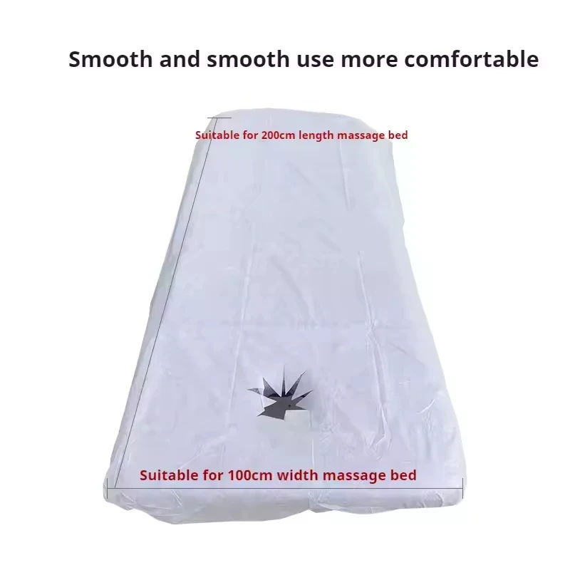 OEM 120 * 220CM Disposable Breathable Non-woven Bedding Full Fitted Tattoo Bed Sheets Covers For Spa Massage Table