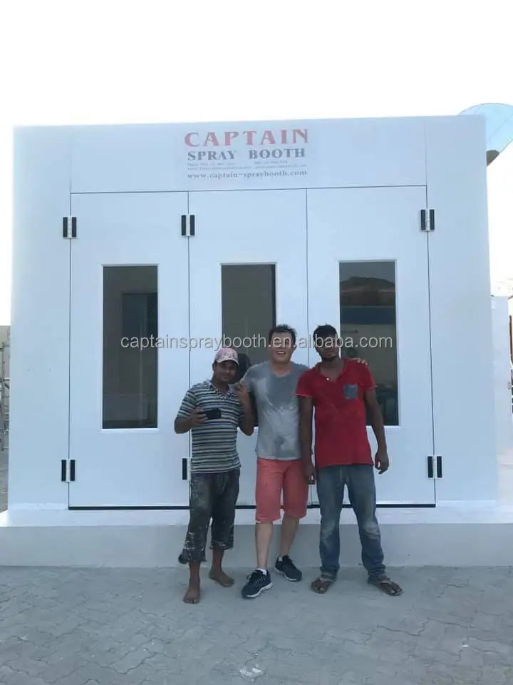 Customers Customized Downdraft Automotive Car Spray Booth for Vehicles With CE