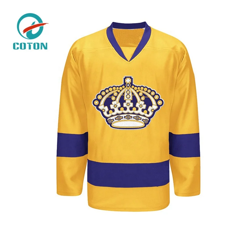 
Wholesale top quality Embroidery logo jersey hockey 