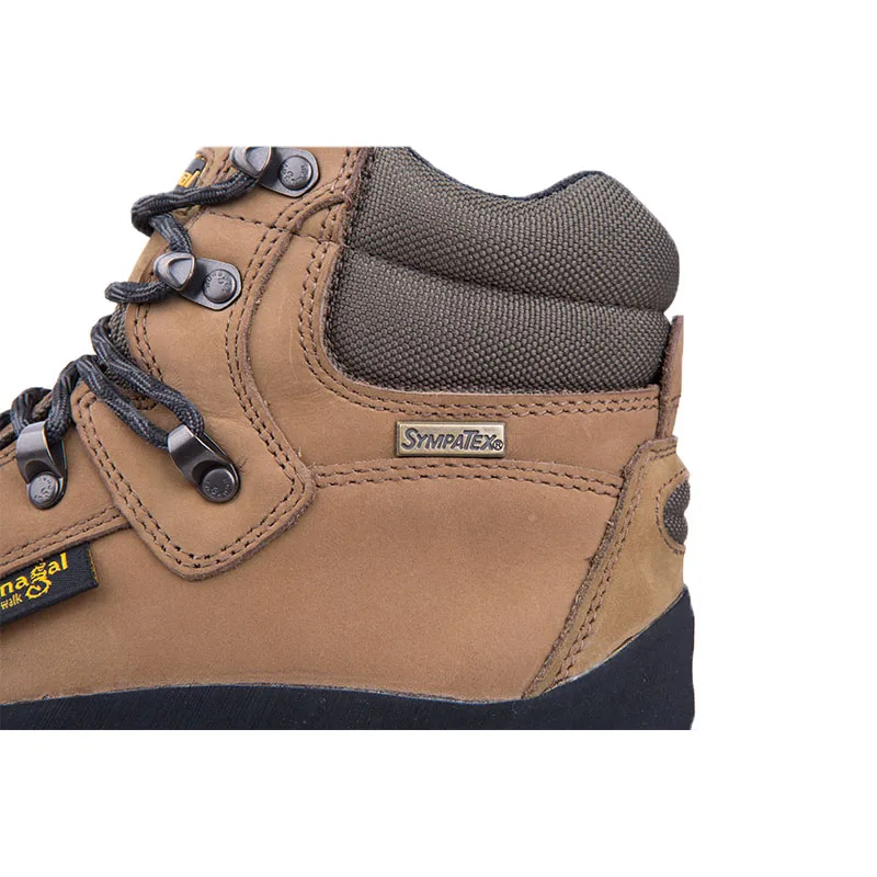 Factory Price Full Grain Nubuck Leather Outdoor Lightweight Breathable Women Men Mountaineering Waterproof Hiking Boots Shoes