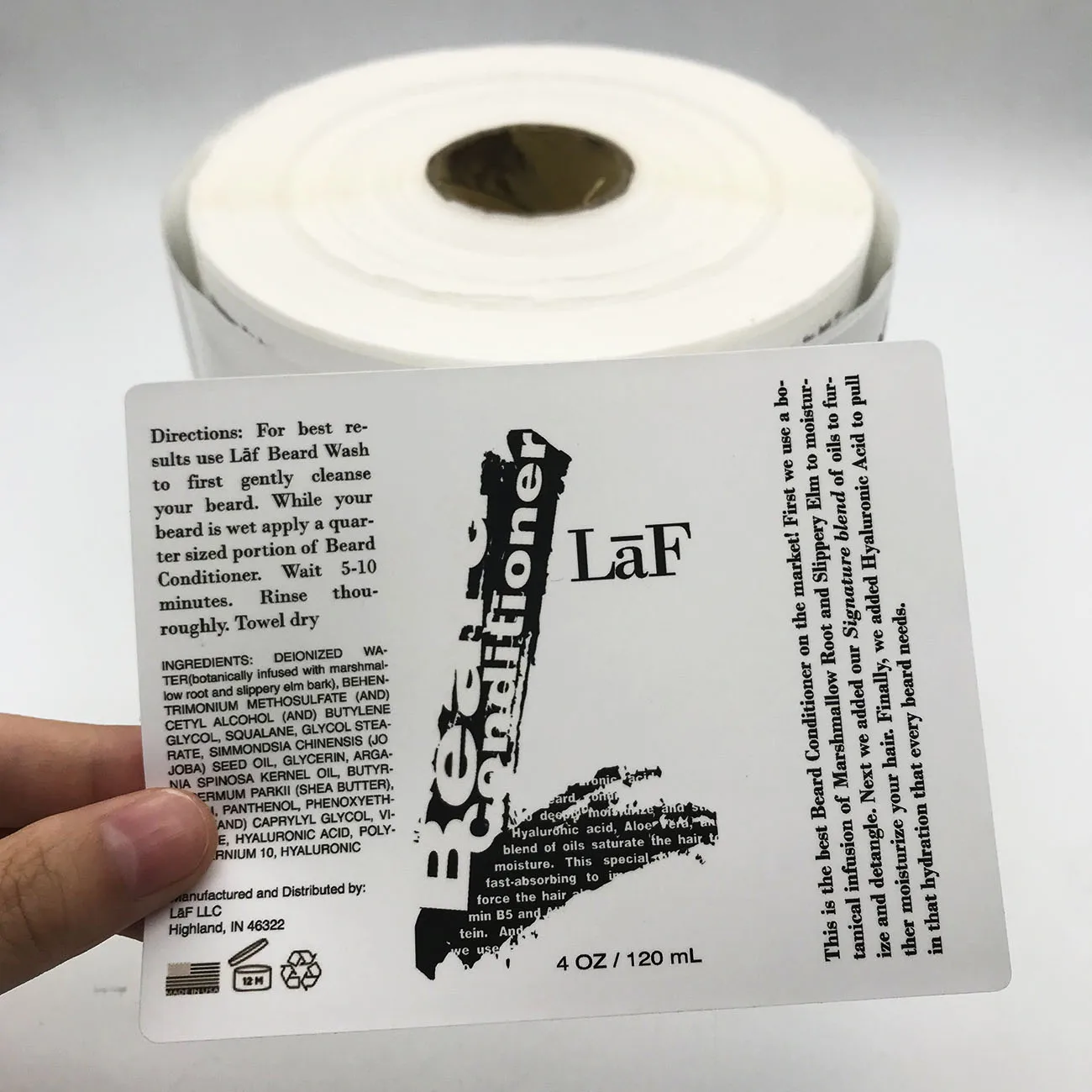 Wholesale private waterproof gold foil honey label for jars