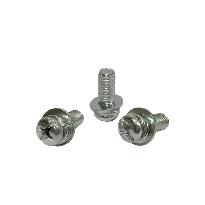 Пружинная шайба с шестигранной головкой, комбинированный болт и гайка, комбинированный тип