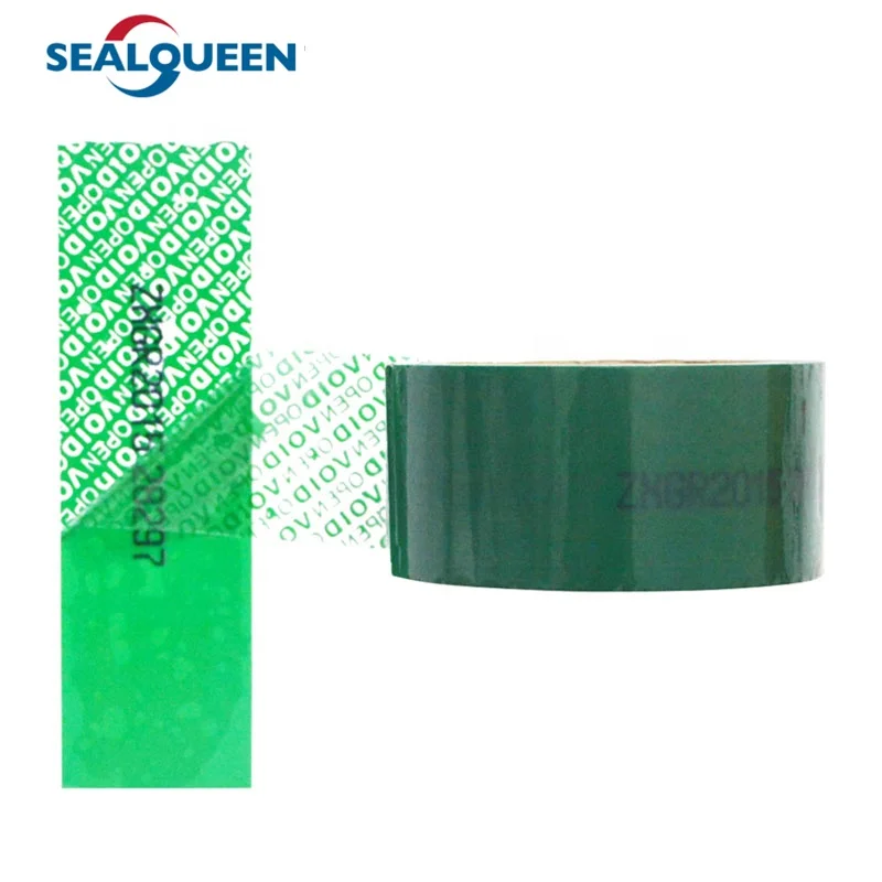 Factory Supply Self Sealing Void Tape Serial number Printed Tamper Evident Void Carton Seal Security Packing Tape