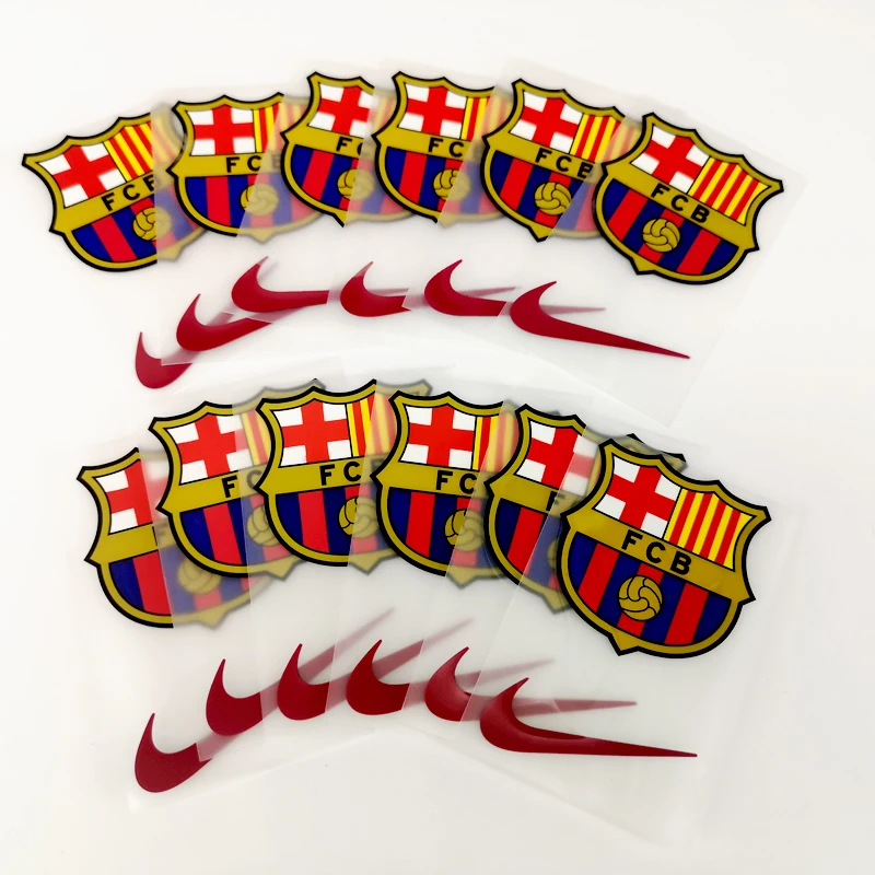 High Quality Custom Embossed Rubber Logo Patch 3D soccer Badges Soft PVC Patches For Sale